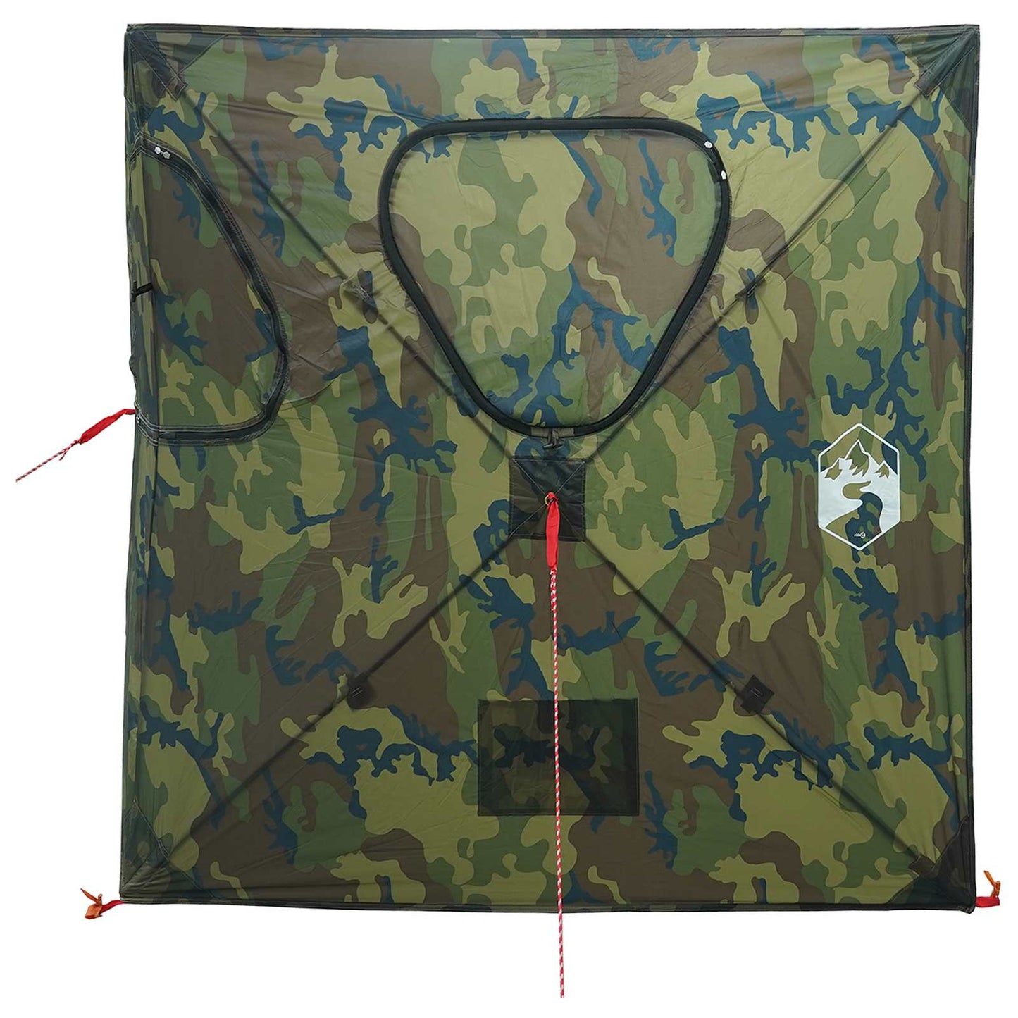 vidaXL Hunting Tent 145 x 145 x 150 cm Camouflage Polyester and Steel - Multicolour