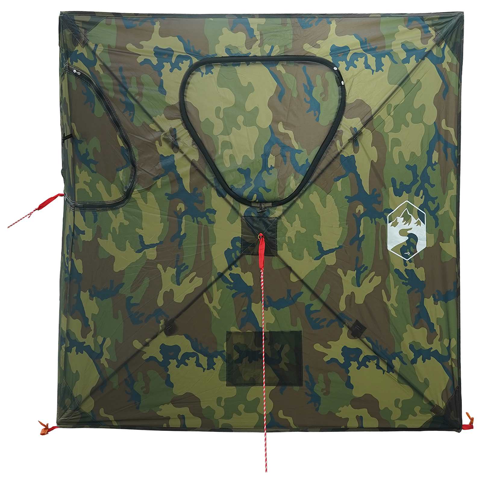 vidaXL Hunting Tent 145 x 145 x 150 cm Camouflage Polyester and Steel - Multicolour