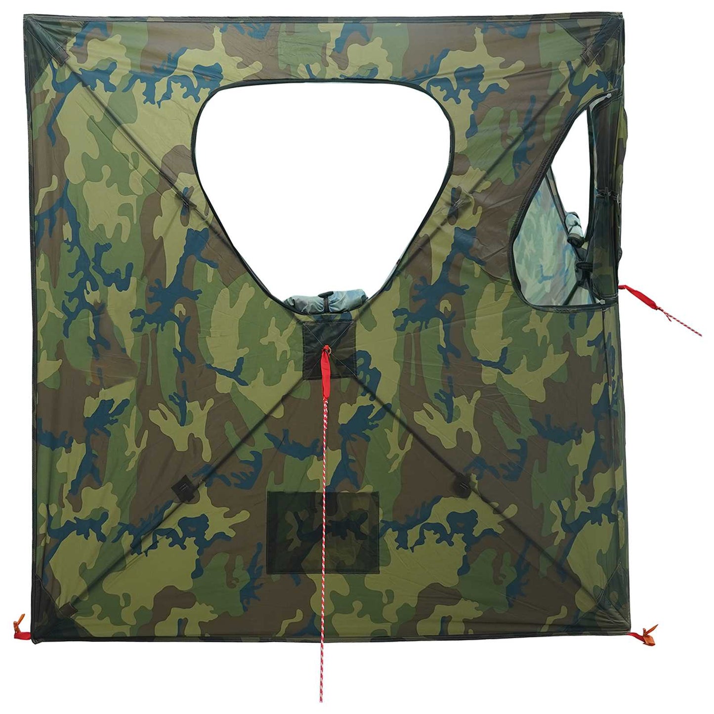 vidaXL Hunting Tent 145 x 145 x 150 cm Camouflage Polyester and Steel - Multicolour