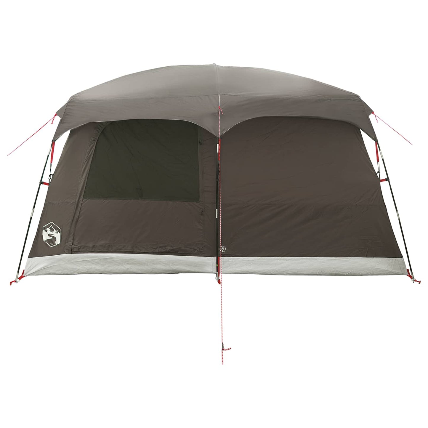 vidaXL Family Tent 6-Person Brown Grey Polyester - 320 x 210 x 180 cm