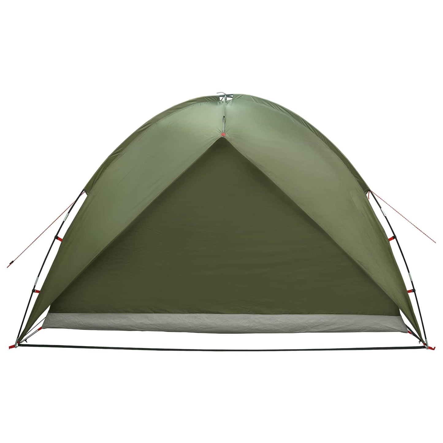 vidaXL Camping Tent with Rainfly Water-resistant 4-Person Olive Green - 245 x 245 x 149 cm