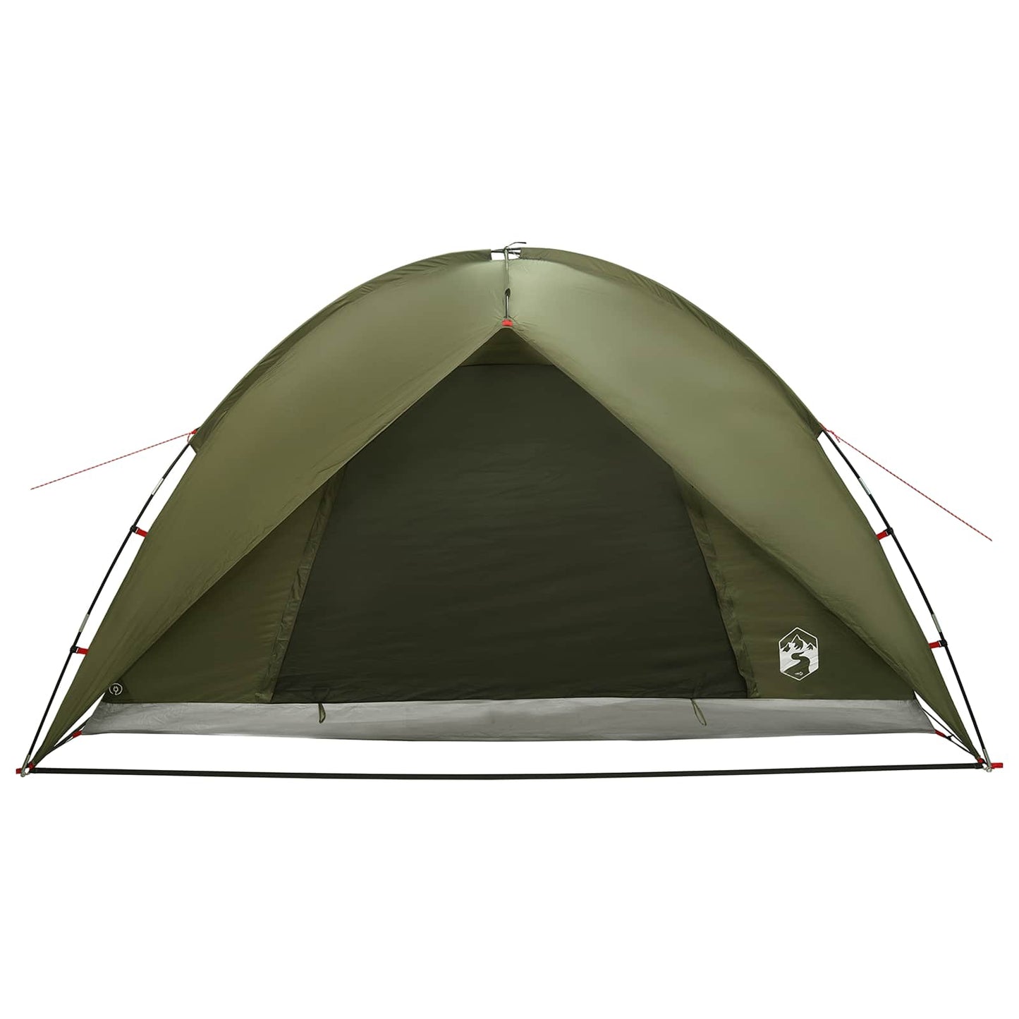 vidaXL Camping Tent with Rainfly Water-resistant 4-Person Olive Green - 310 x 245 x 160 cm
