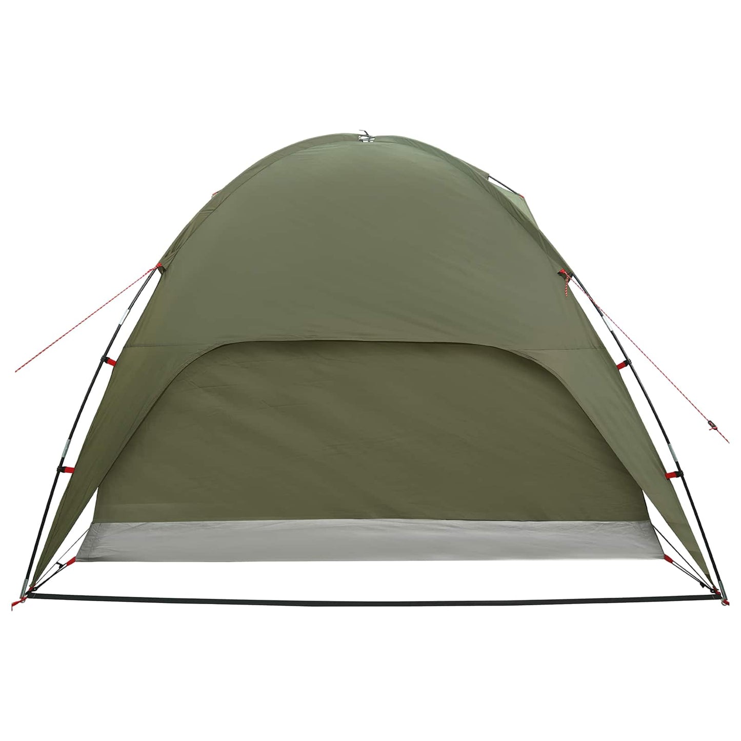 vidaXL Camping Tent with Rainfly Water-resistant 4-Person Olive Green - 310 x 245 x 160 cm