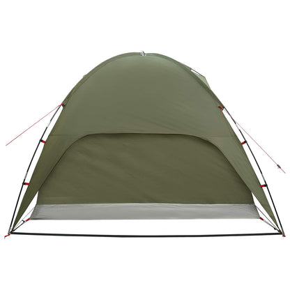 vidaXL Camping Tent with Rainfly Water-resistant 4-Person Olive Green - 310 x 245 x 160 cm