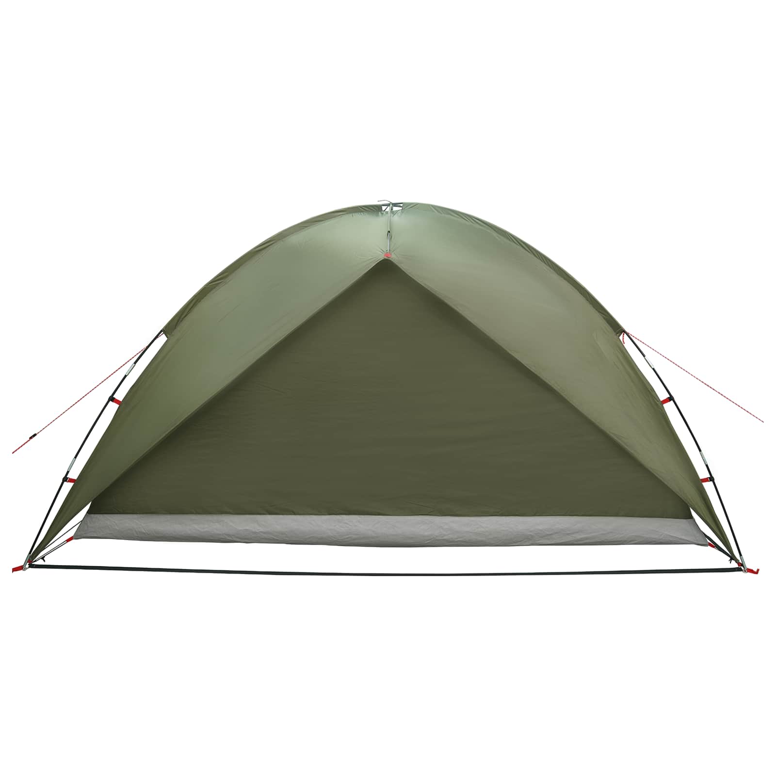 vidaXL Camping Tent with Rainfly Water-resistant 4-Person Olive Green - 360 x 245 x 185 cm