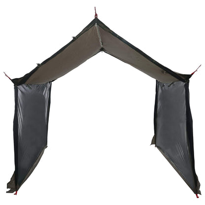 vidaXL Camping Tarp with Mesh Walls 340 x 260 x 220 cm Brown Grey