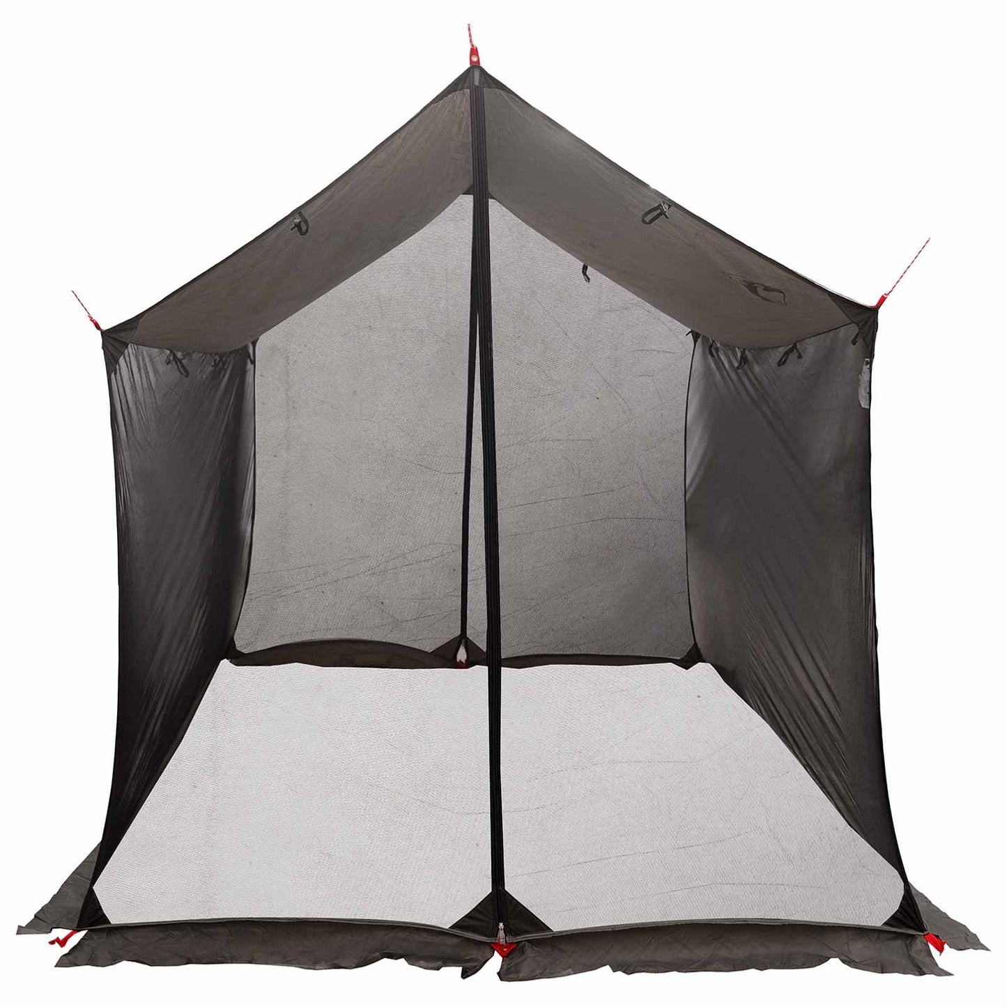 vidaXL Camping Tarp with Mesh Walls 270 x 210 x 210 cm Brown Grey