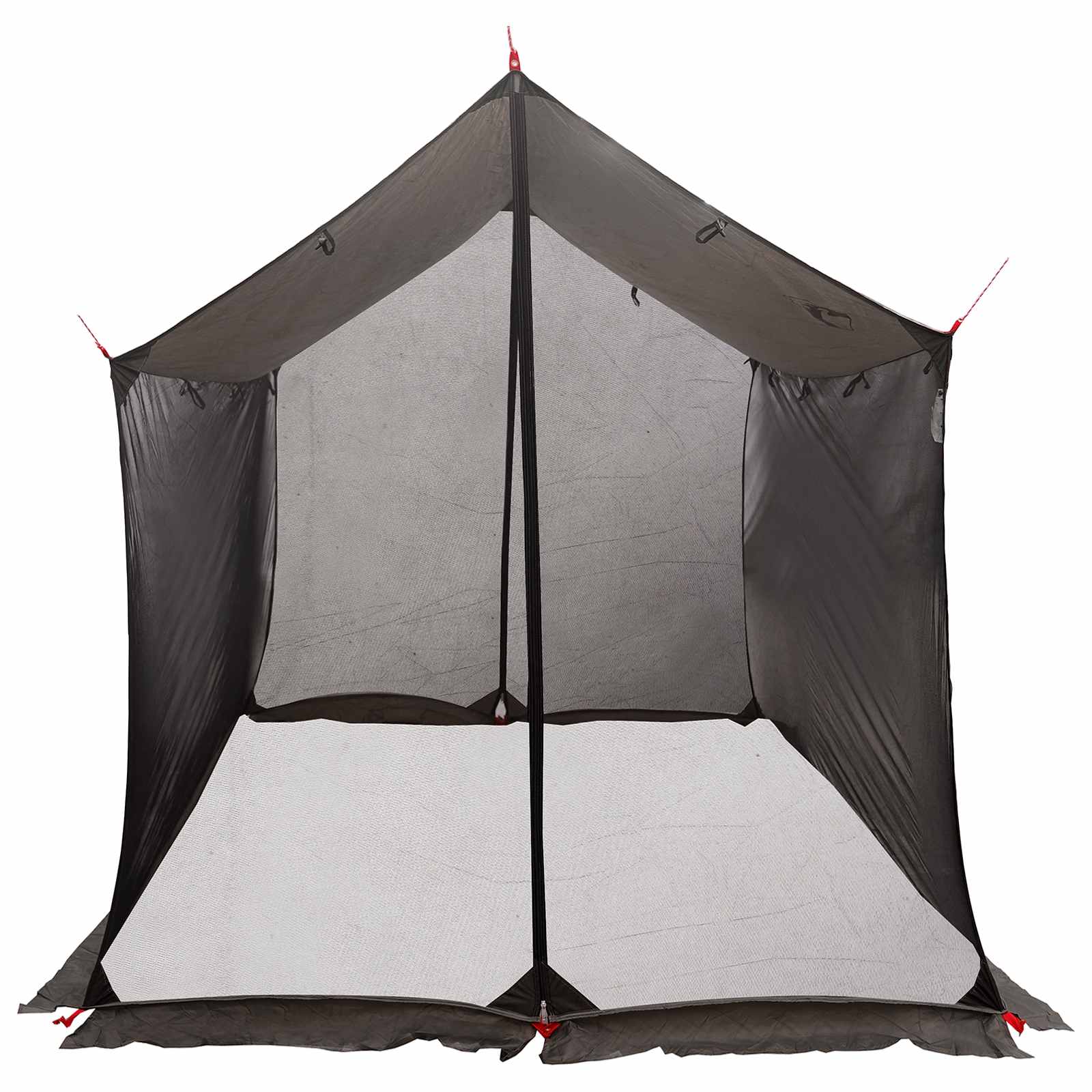 vidaXL Camping Tarp with Mesh Walls 270 x 210 x 210 cm Brown Grey