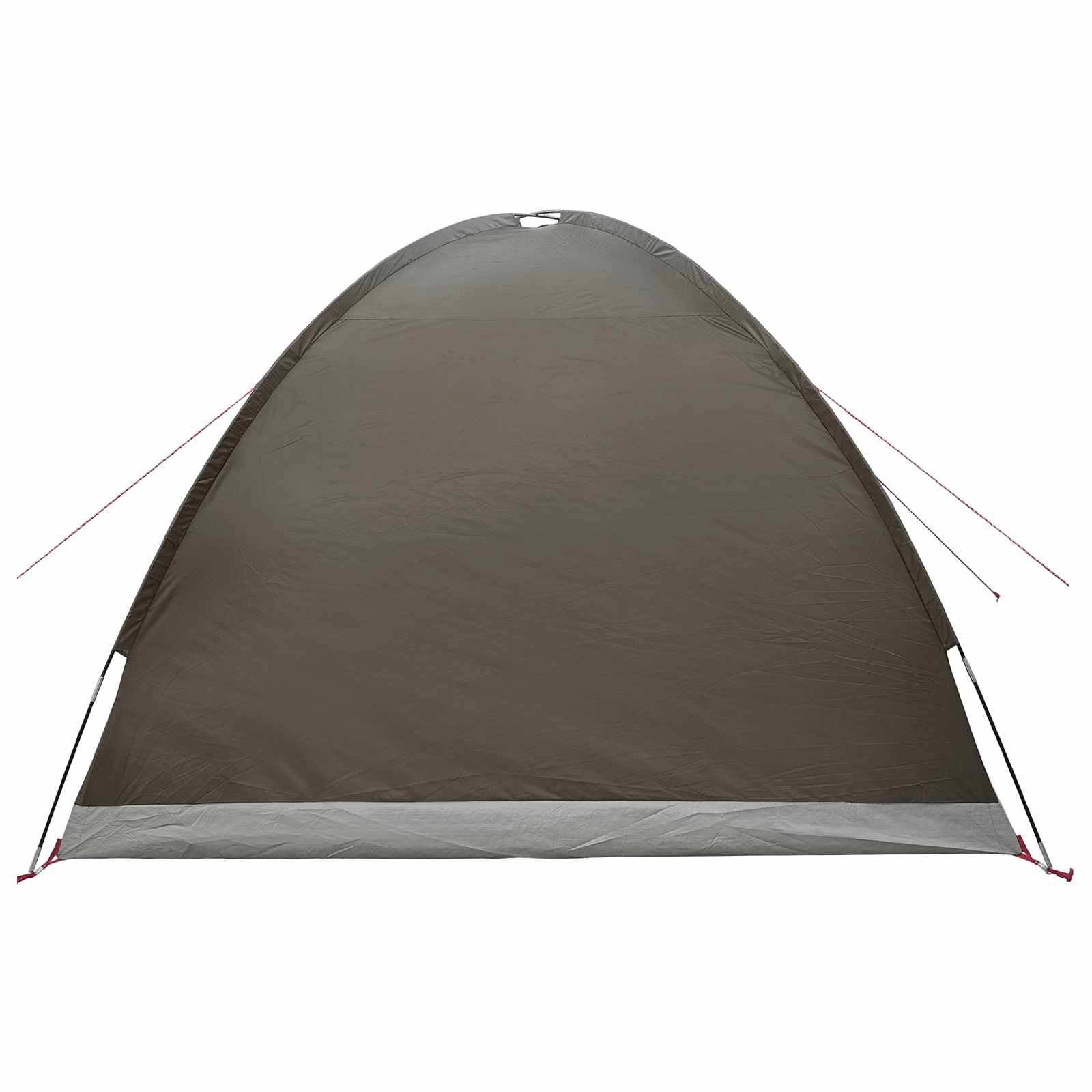 vidaXL Cabin Tent with Roof Brown grey 4-Person Polyester and Steel
