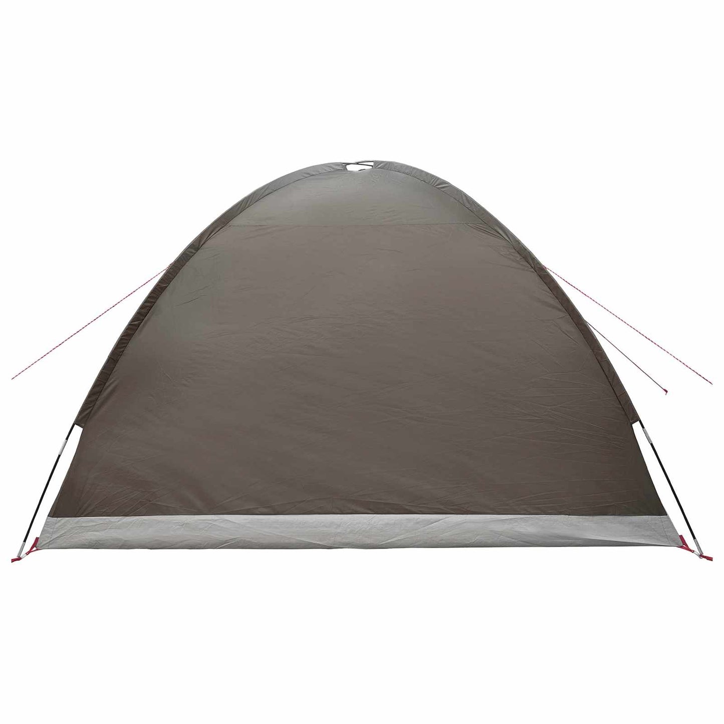 vidaXL Cabin Tent with Roof Brown grey 6-Person Polyester and Steel