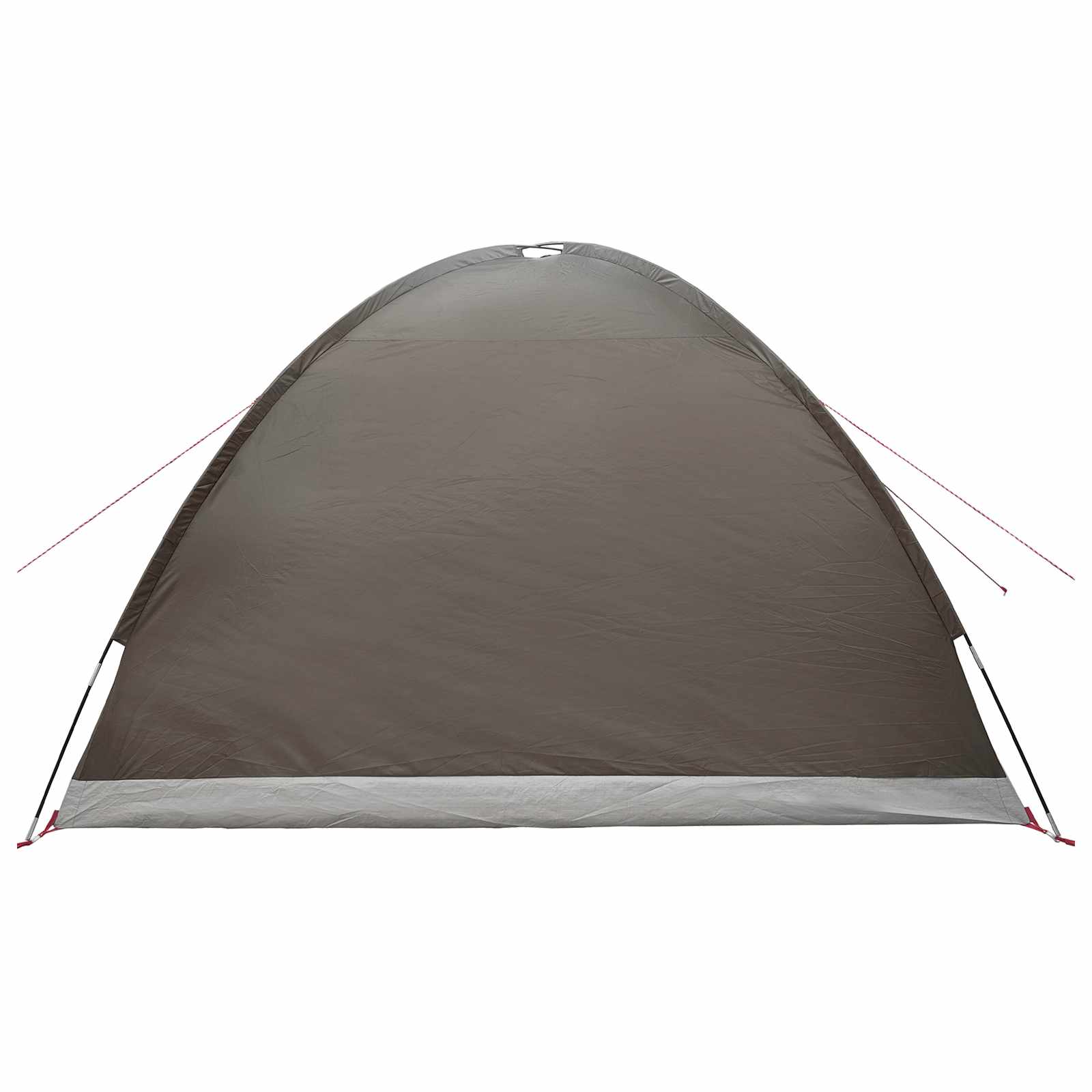 vidaXL Cabin Tent with Roof Brown grey 6-Person Polyester and Steel