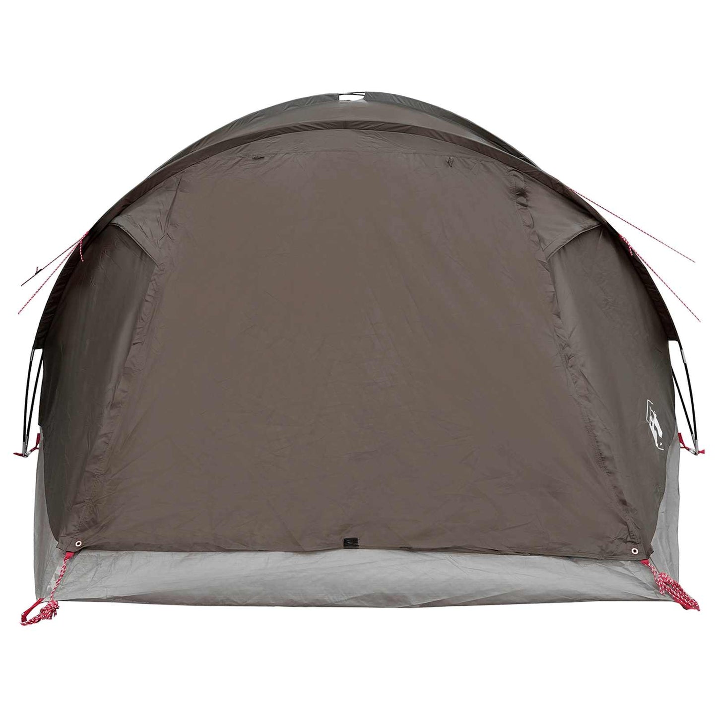 vidaXL Cabin Tent with Roof Brown grey 6-Person Polyester and Steel