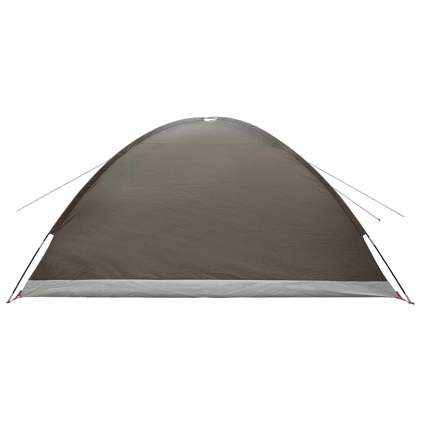 vidaXL Cabin Tent with Roof Brown grey 8-Person Polyester and Steel - 41670