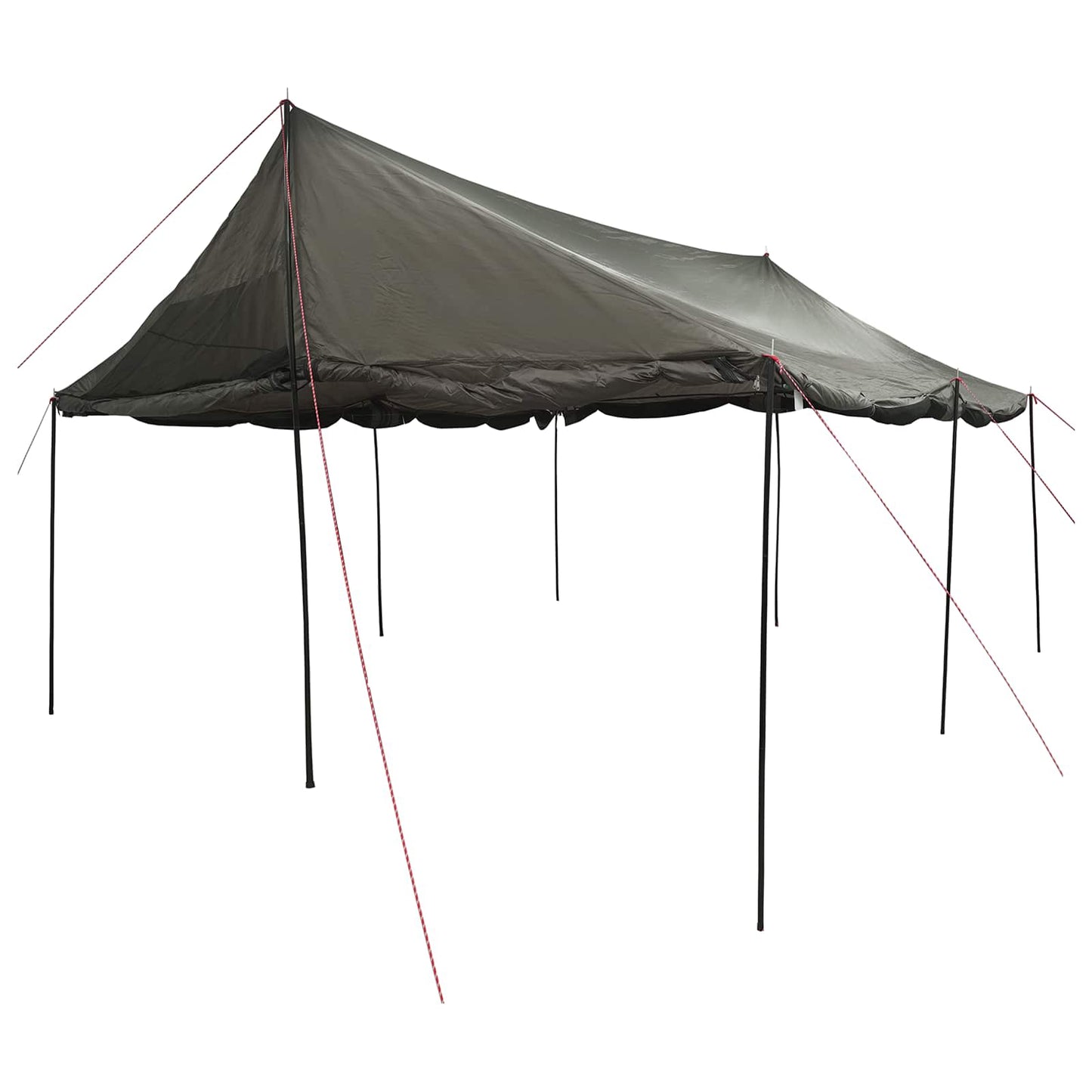 vidaXL Family Tent Brown grey 450 x 400 x 265 cm Polyester and Steel