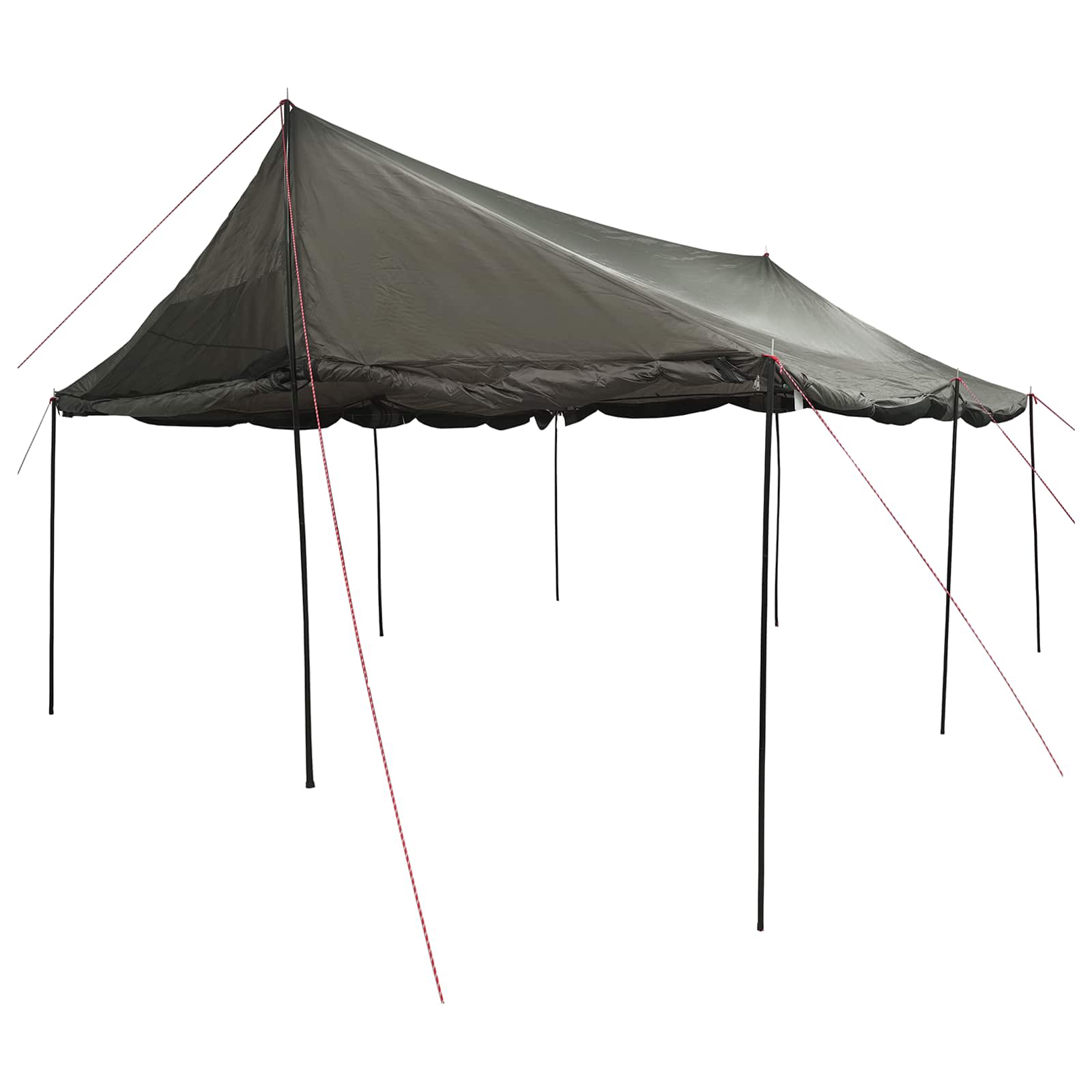vidaXL Family Tent Brown grey 450 x 400 x 265 cm Polyester and Steel