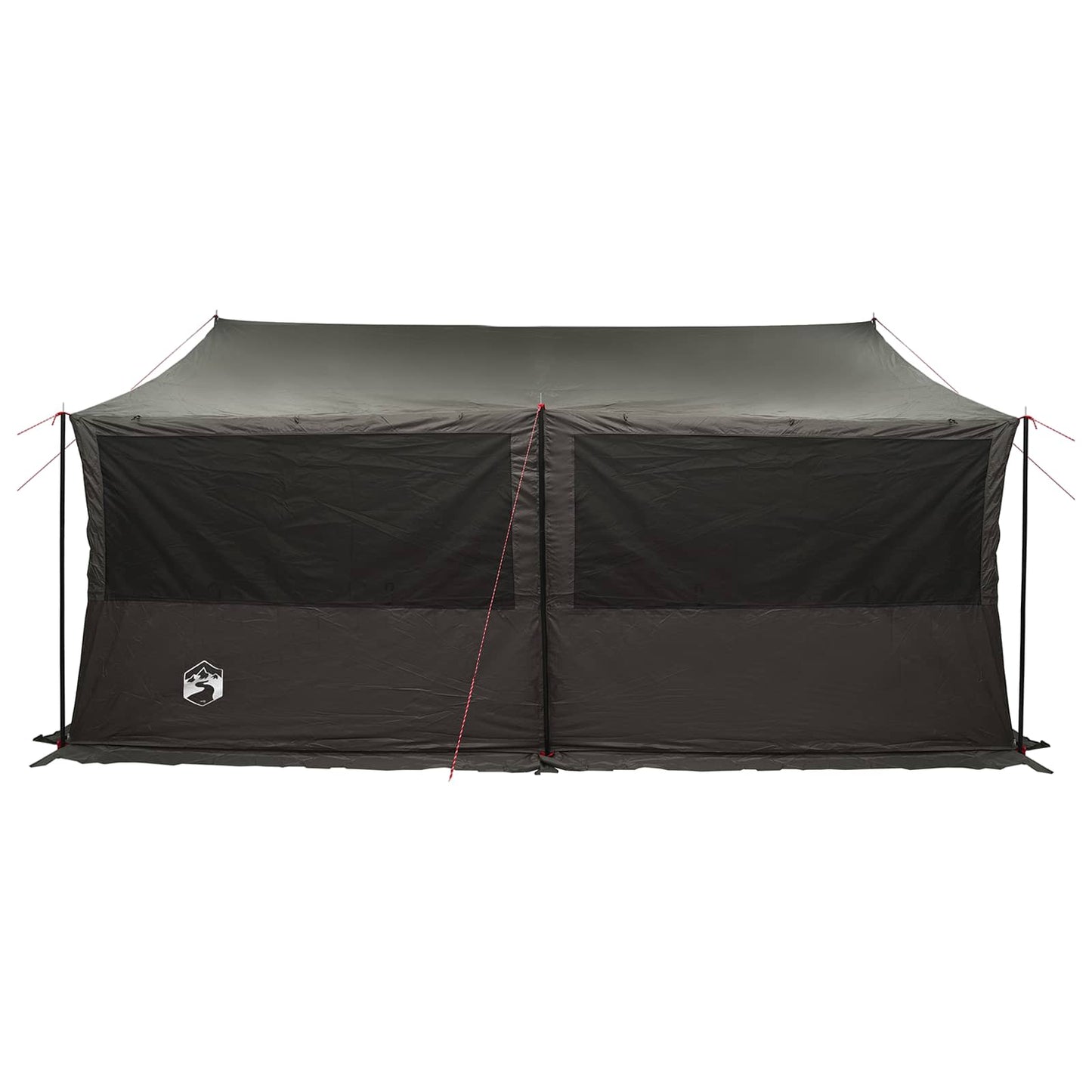vidaXL Family Tent Brown grey 450 x 400 x 265 cm Polyester and Steel