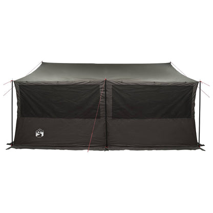 vidaXL Family Tent Brown grey 450 x 400 x 265 cm Polyester and Steel