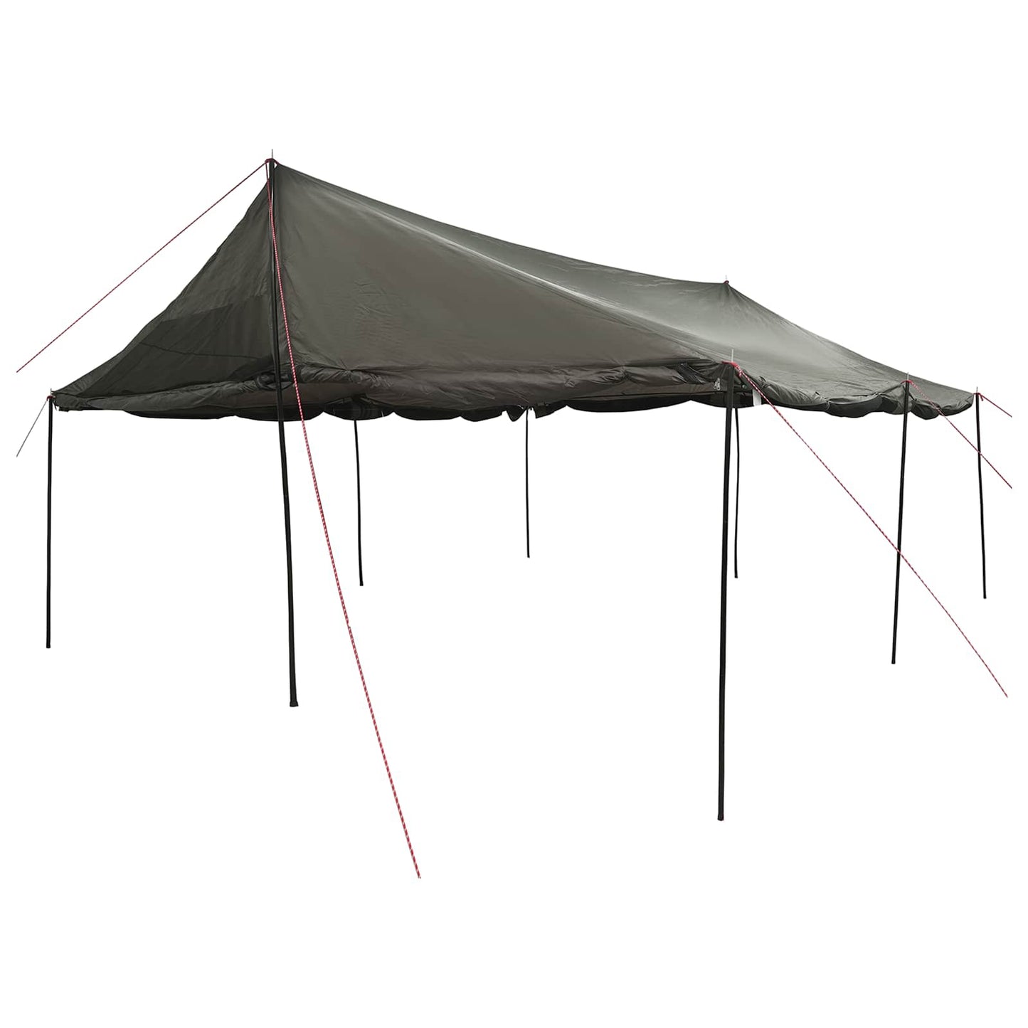 vidaXL Family Tent Brown grey 600 x 400 x 268 cm Polyester and Steel