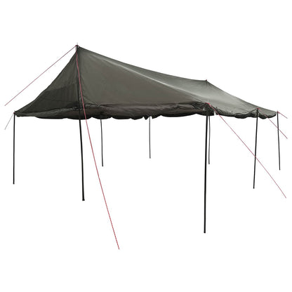 vidaXL Family Tent Brown grey 600 x 400 x 268 cm Polyester and Steel
