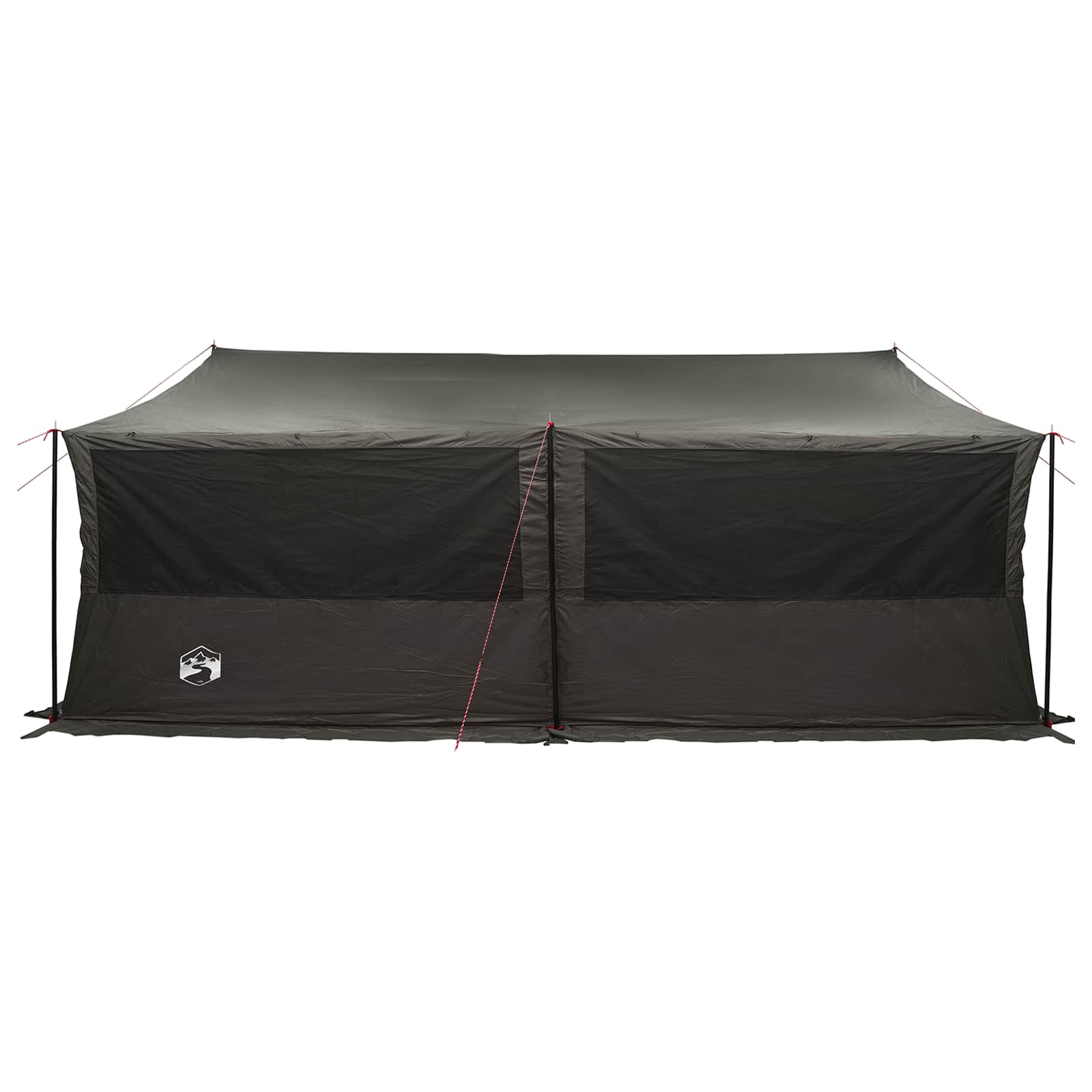 vidaXL Family Tent Brown grey 600 x 400 x 268 cm Polyester and Steel