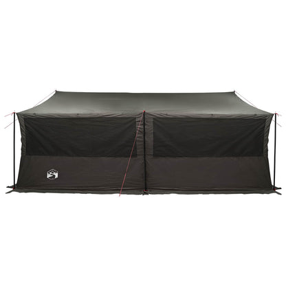 vidaXL Family Tent Brown grey 600 x 400 x 268 cm Polyester and Steel