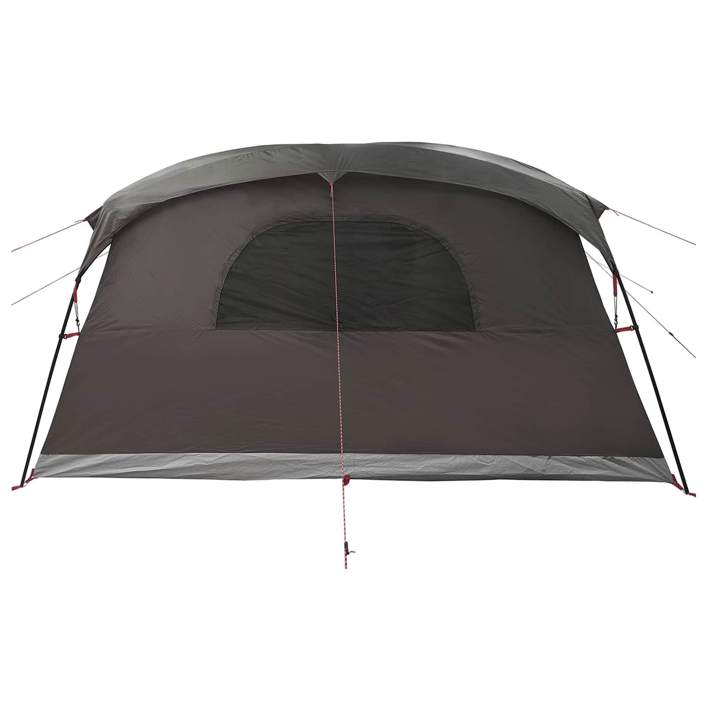 vidaXL Tunnel Tent Brown Grey 427 x 305 x 205 cm Polyester and Steel