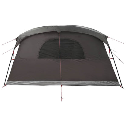 vidaXL Tunnel Tent Brown Grey 427 x 305 x 205 cm Polyester and Steel
