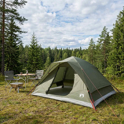 vidaXL Instant Tent Olive Green 305 x 215 x 140 cm Polyester and Steel