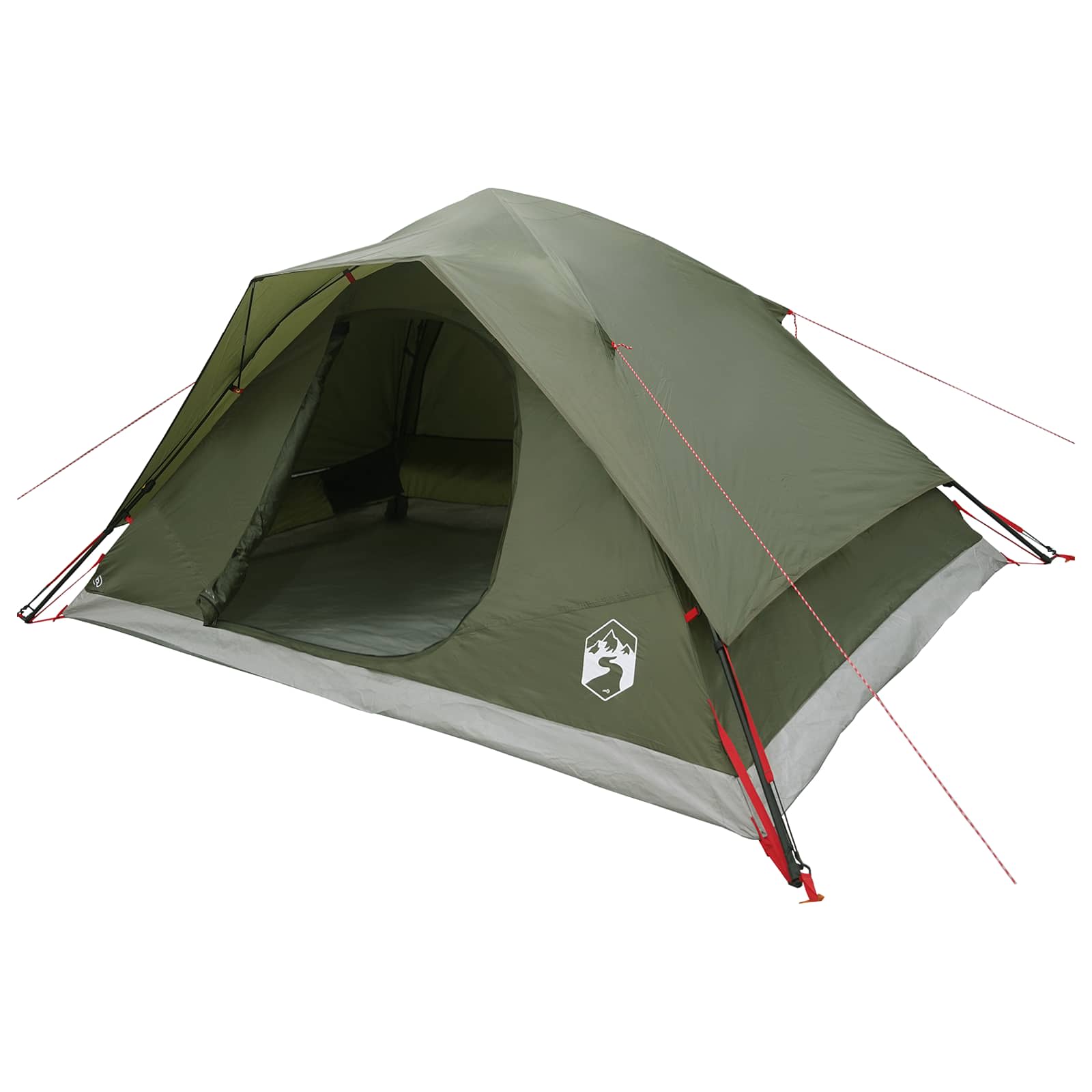 vidaXL Instant Tent Olive Green 305 x 215 x 140 cm Polyester and Steel