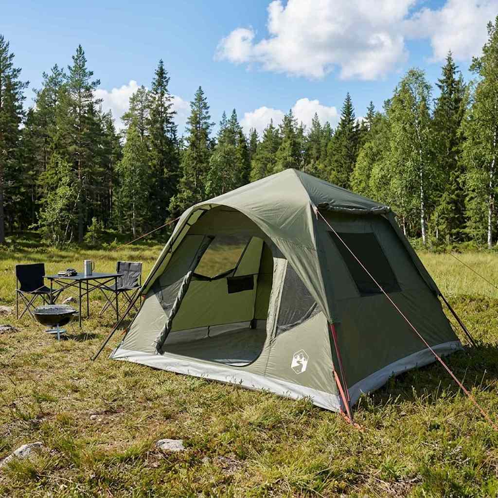 vidaXL Instant Tent Olive Green 305 x 275 x 190 cm Polyester and Steel