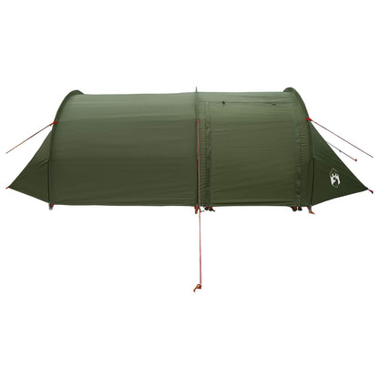 vidaXL Tunnel Tent 410 x 175 x 105 cm Olive Green Polyester and Steel