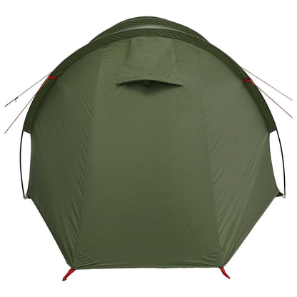 vidaXL Tunnel Tent 410 x 175 x 105 cm Olive Green Polyester and Steel