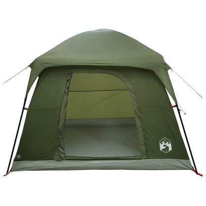 vidaXL Cabin Tent Olive Green 244 x 213 x 183 cm Polyester and Steel