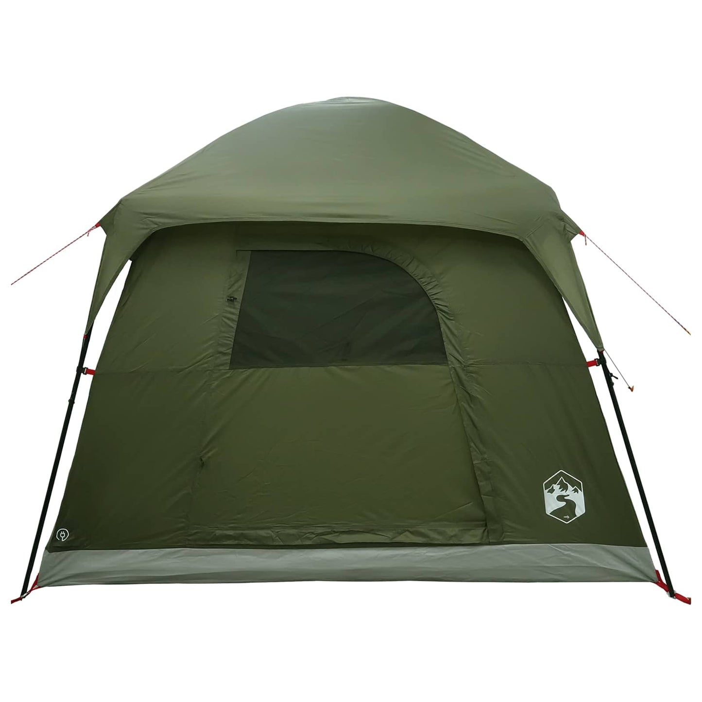 vidaXL Cabin Tent Olive Green 244 x 213 x 183 cm Polyester and Steel