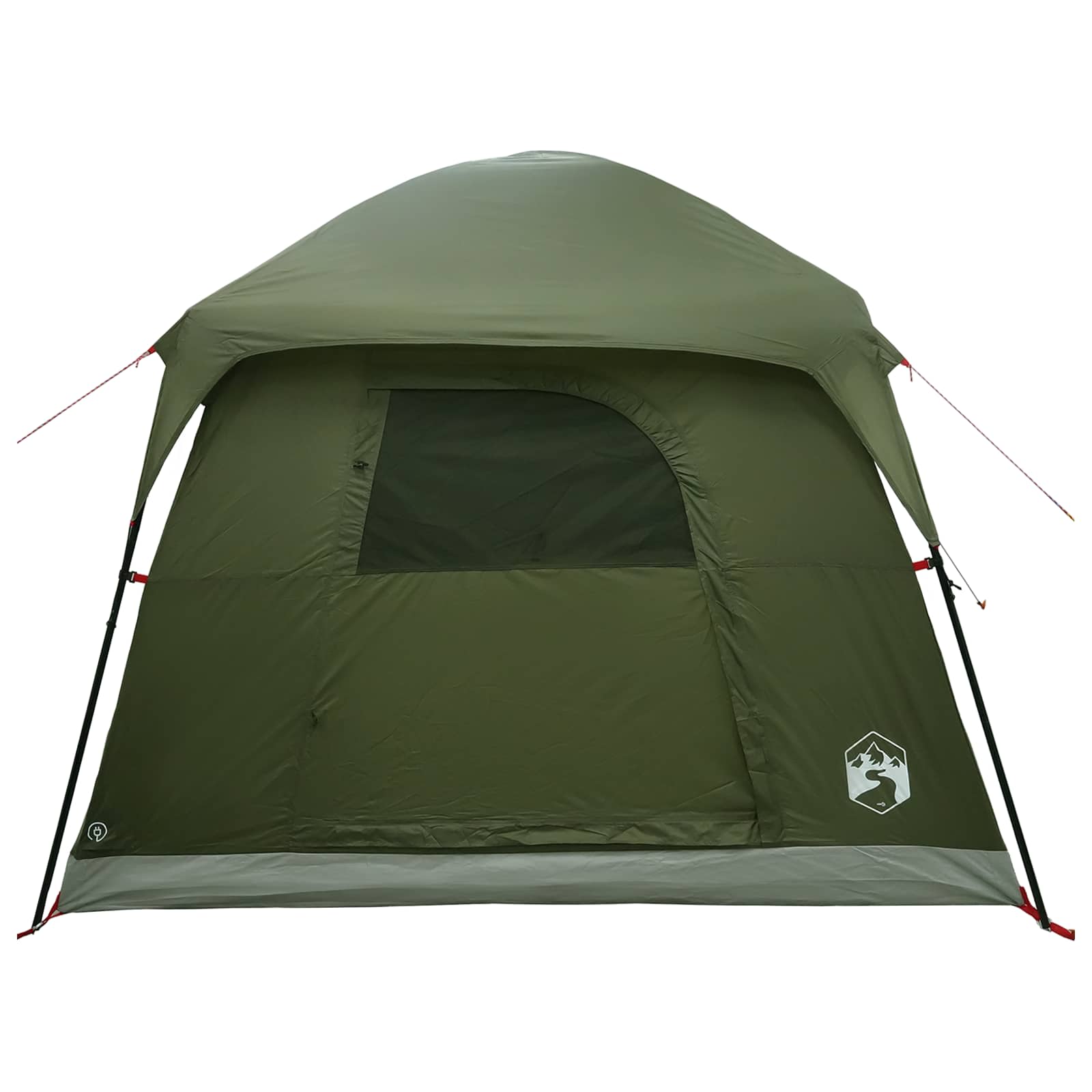 vidaXL Cabin Tent Olive Green 244 x 213 x 183 cm Polyester and Steel