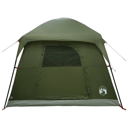 vidaXL Cabin Tent Olive Green 244 x 213 x 183 cm Polyester and Steel