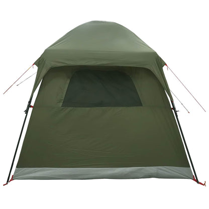 vidaXL Cabin Tent Olive Green 244 x 213 x 183 cm Polyester and Steel