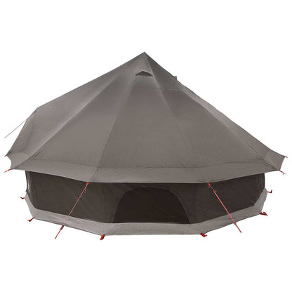 vidaXL Tipi Tent 10-Person Brown Grey Polyester and Steel - 500 x 500 x 300 cm