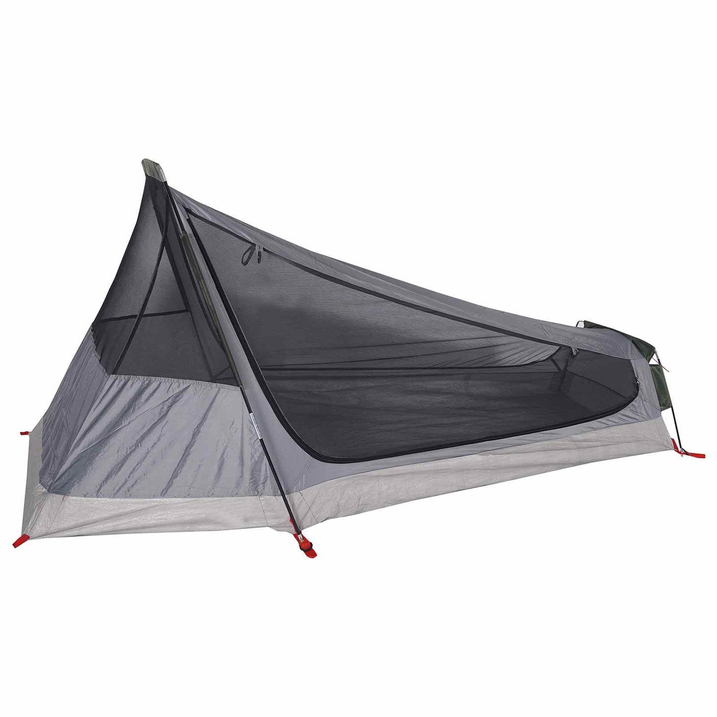 vidaXL Tunnel Tent 215 x 100 x 90 cm Olive Green Polyester and Steel
