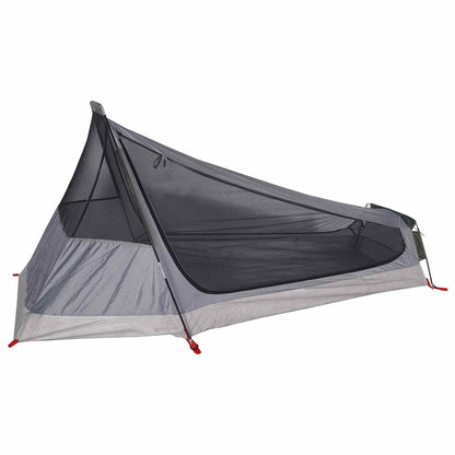 vidaXL Tunnel Tent 215 x 100 x 90 cm Olive Green Polyester and Steel