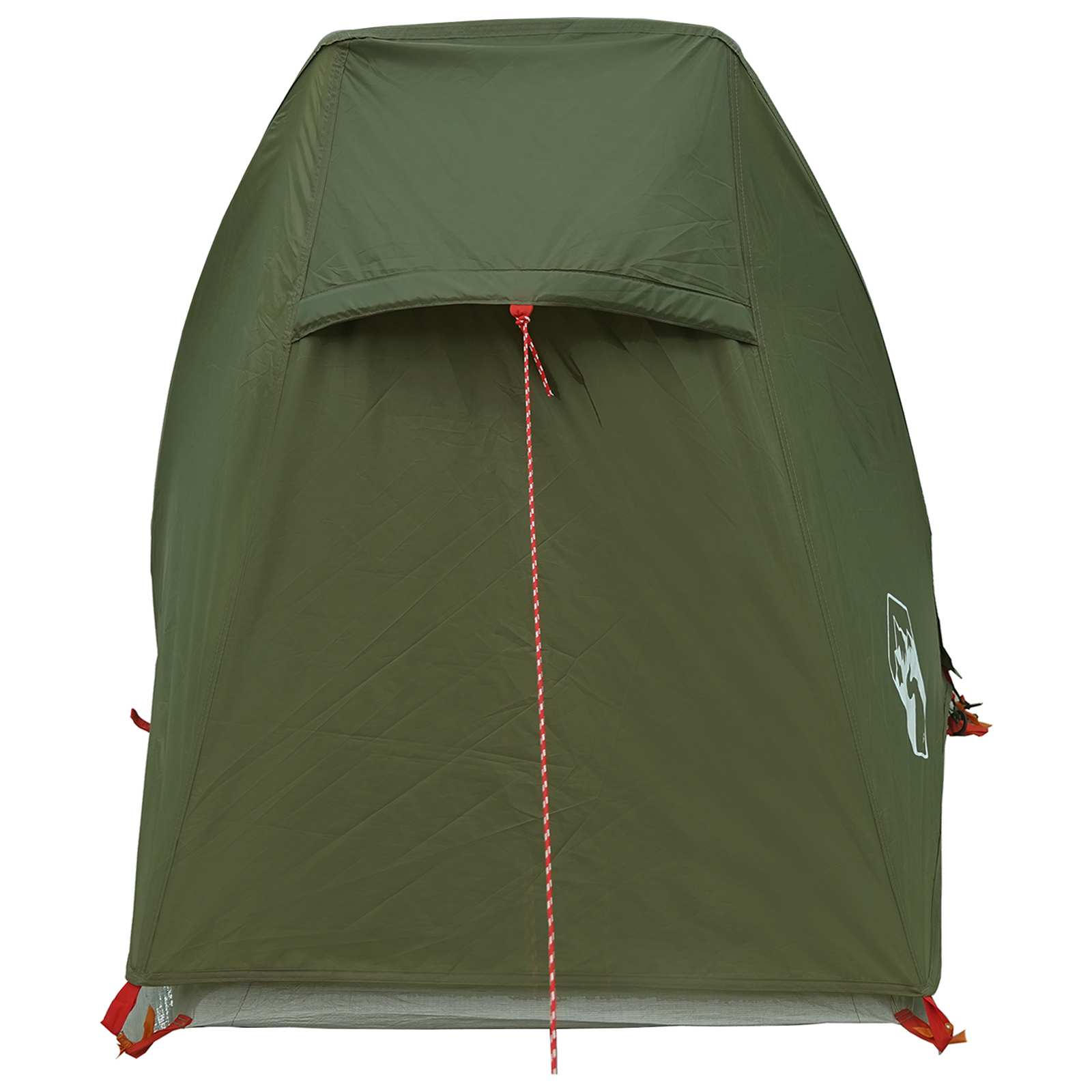 vidaXL Tunnel Tent 215 x 100 x 90 cm Olive Green Polyester and Steel
