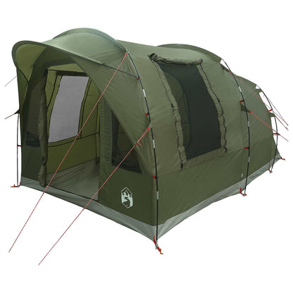vidaXL Tunnel Tent Olive Green 400 x 260 x 200 cm Polyester and Steel