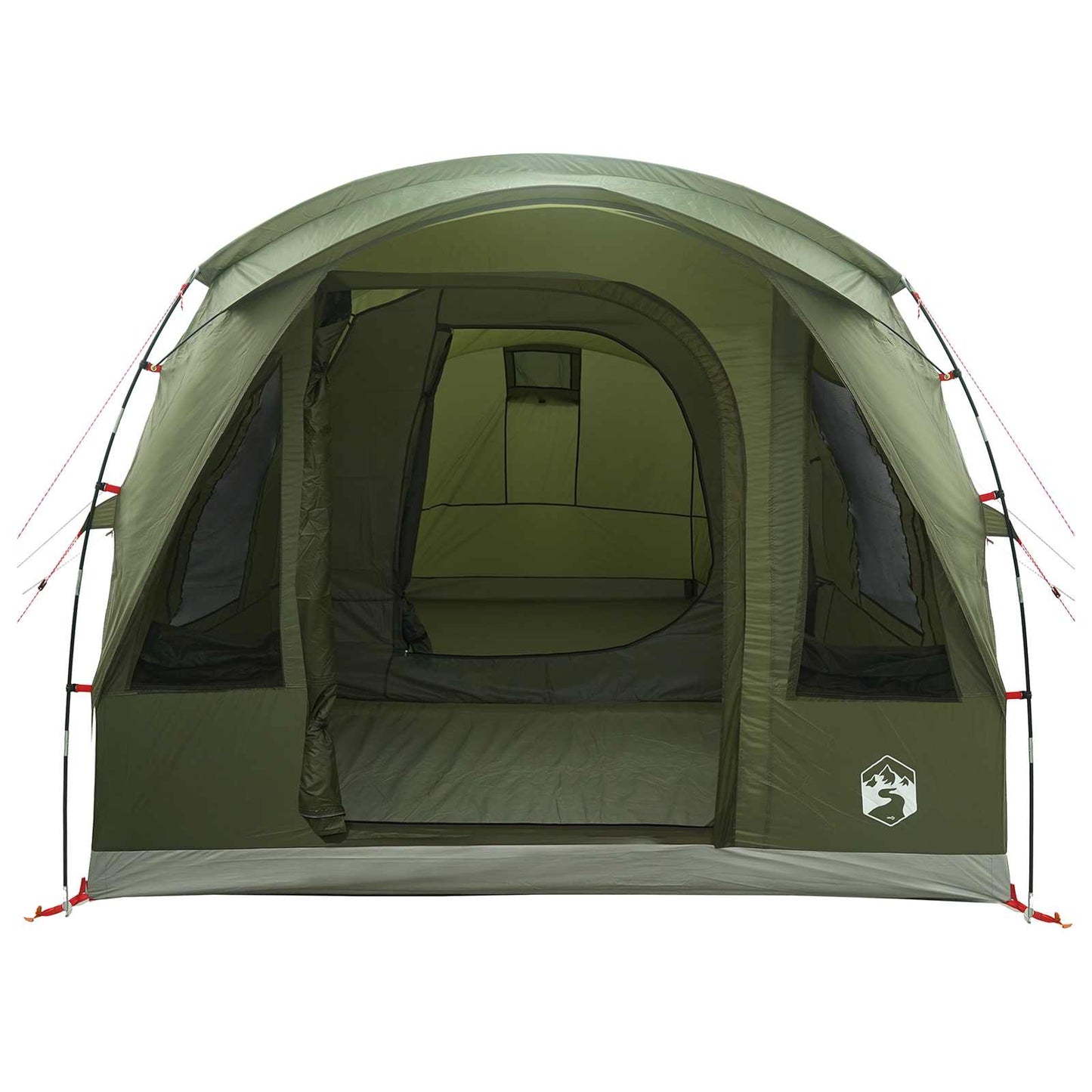 vidaXL Tunnel Tent Olive Green 400 x 260 x 200 cm Polyester and Steel