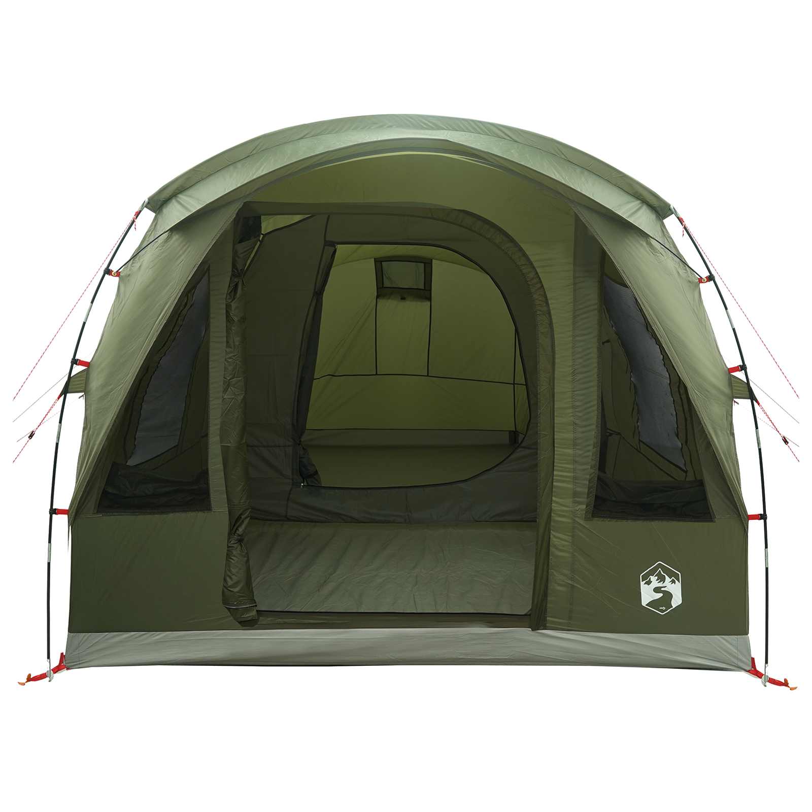 vidaXL Tunnel Tent Olive Green 400 x 260 x 200 cm Polyester and Steel