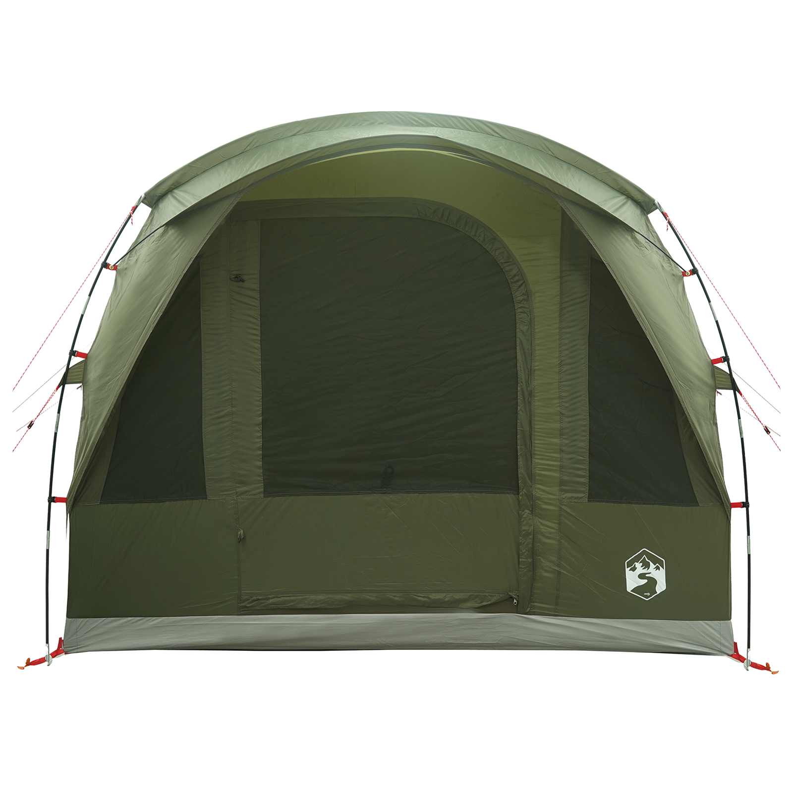 vidaXL Tunnel Tent Olive Green 400 x 260 x 200 cm Polyester and Steel