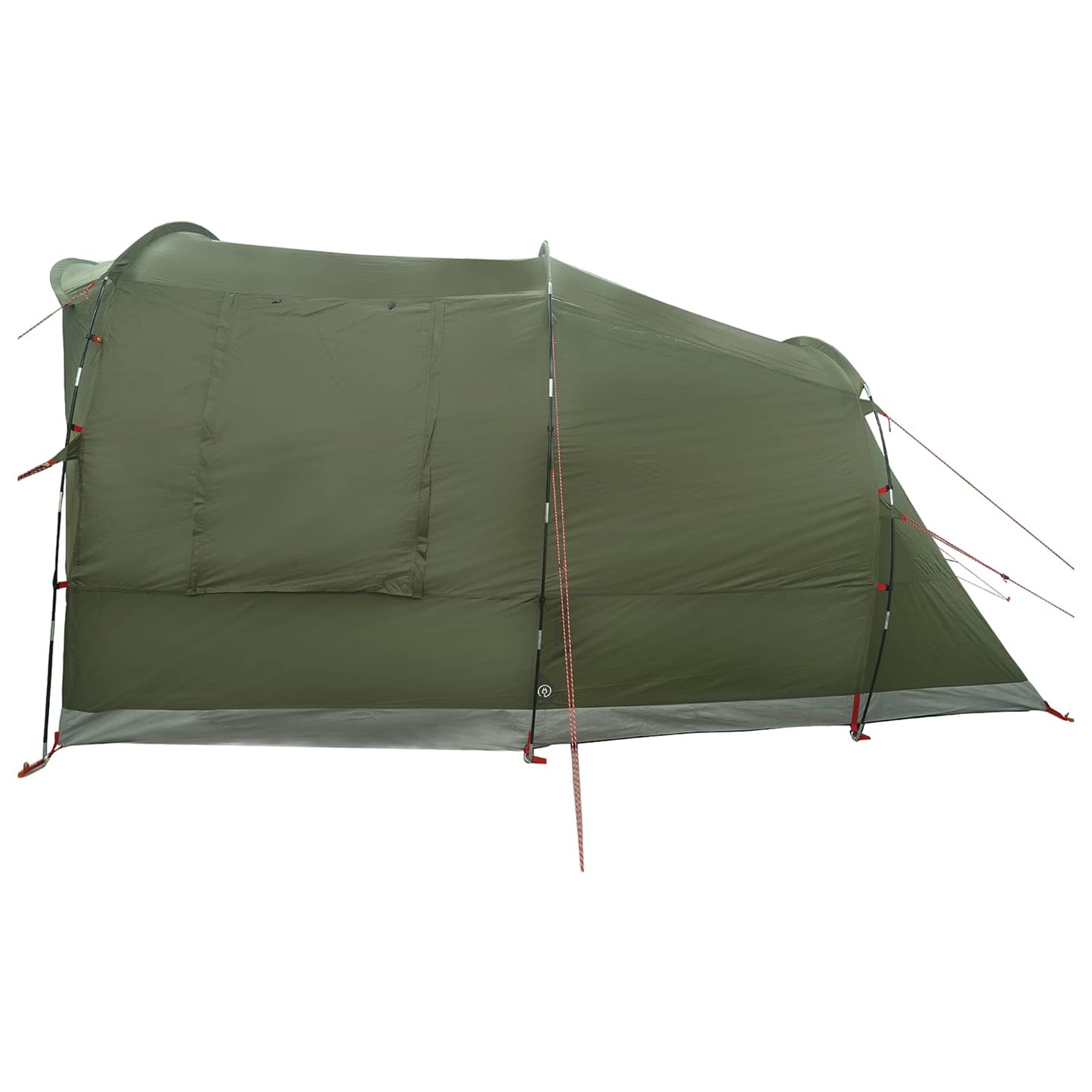 vidaXL Tunnel Tent Olive Green 400 x 260 x 200 cm Polyester and Steel
