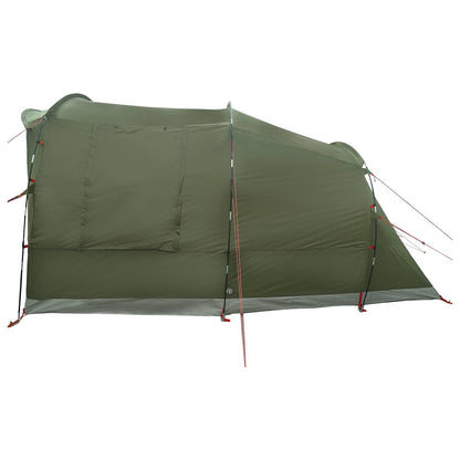 vidaXL Tunnel Tent Olive Green 400 x 260 x 200 cm Polyester and Steel