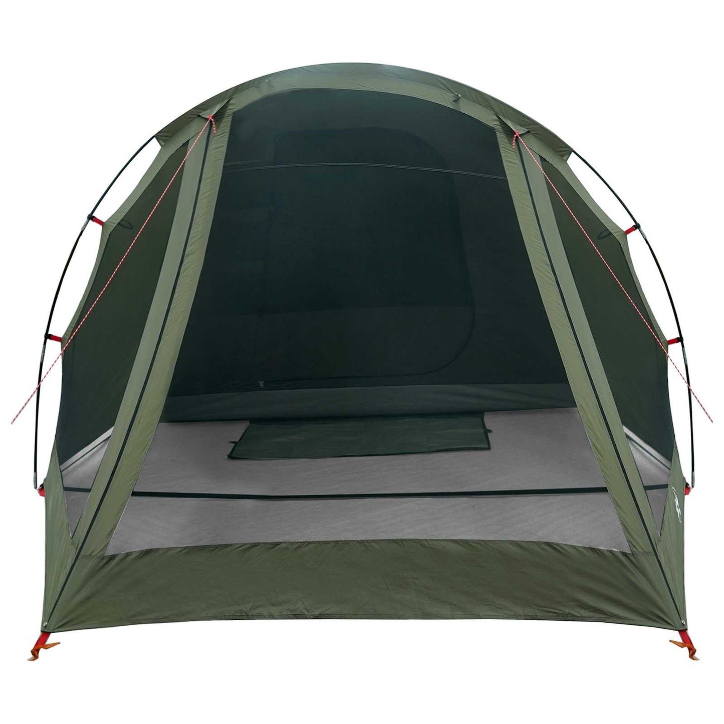 vidaXL Cabin Tent 4-Person Olive Green Polyester and Steel - 488 x 244 x 183 cm