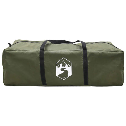vidaXL Tunnel Tent 427 x 315 x 178 cm Olive Green Polyester and Steel