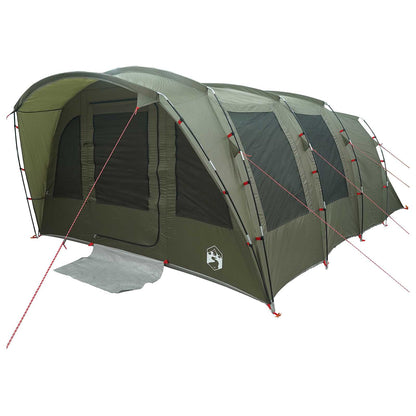 vidaXL Tunnel Tent 427 x 315 x 178 cm Olive Green Polyester and Steel